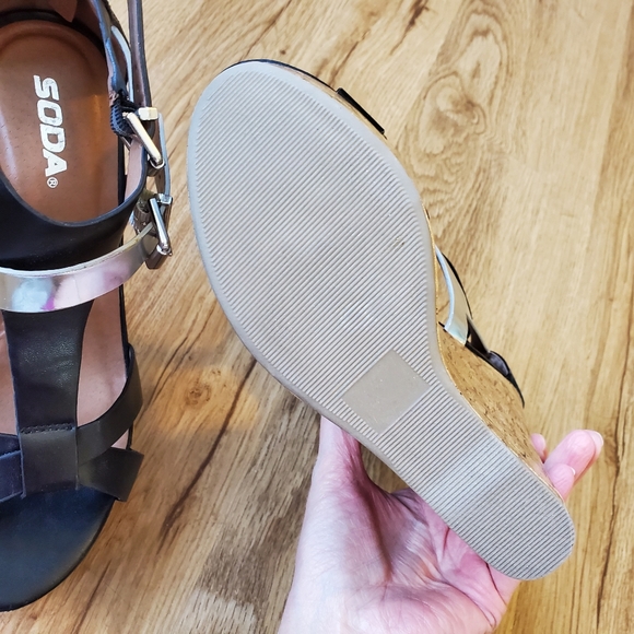 Soda EUC platform espriadell faux leather 8.5 - Picture 7 of 9